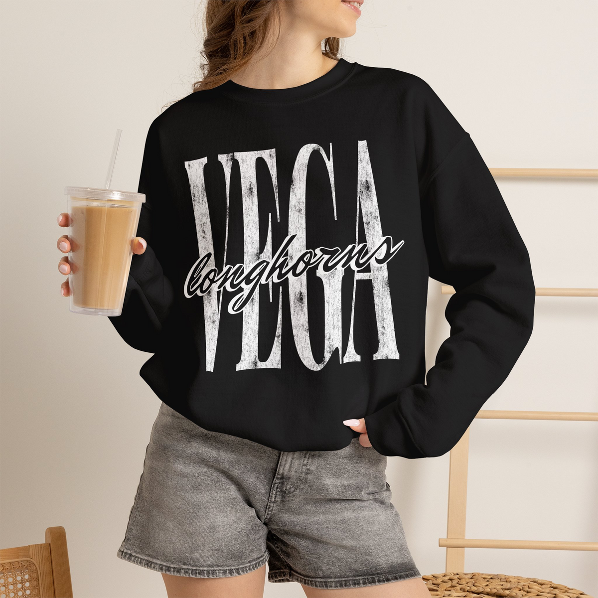 Cotton LVL Crewneck Sweatshirt