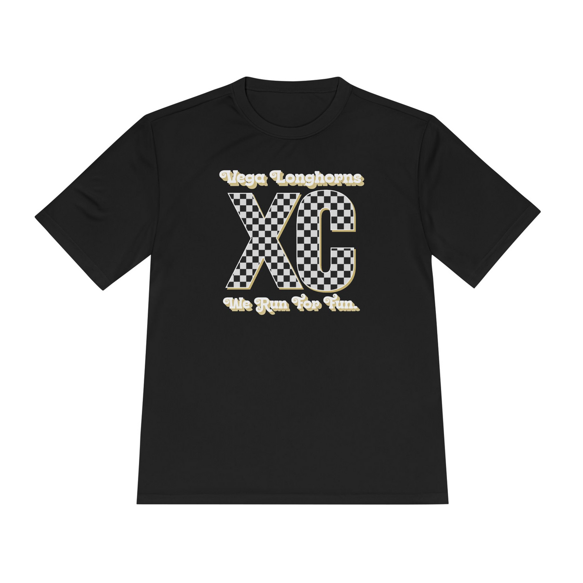Dri fit checkered black SS tee